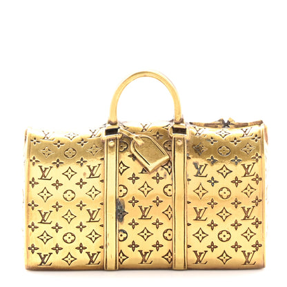 Louis Vuitton Antique Brass Keepall Paperweight 1 of 8