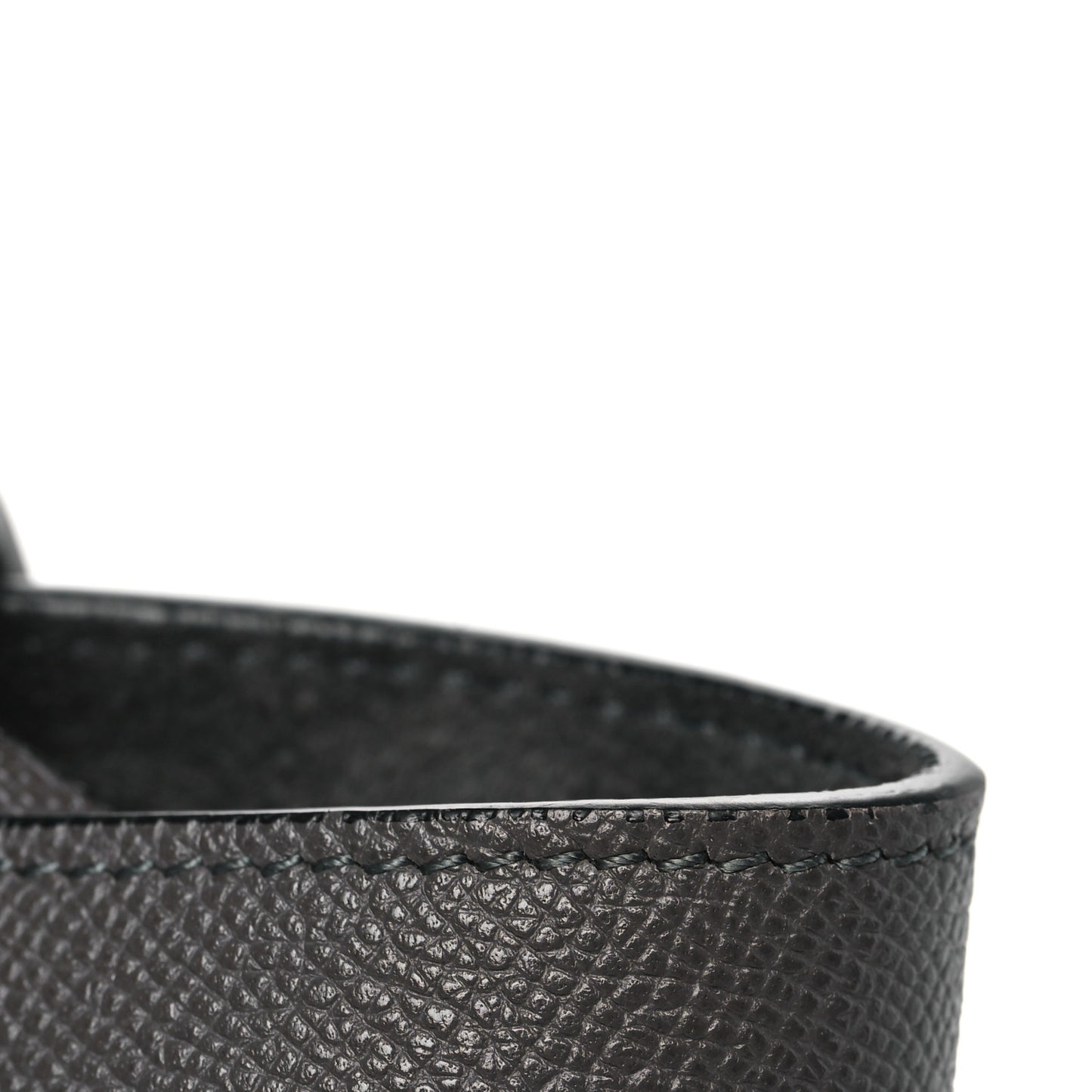 Grained Calfskin Micro Belt Bag Grey