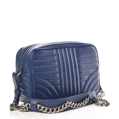 Prada Soft Calfskin Diagramme Crossbody Bag Bleuette 3 of 9
