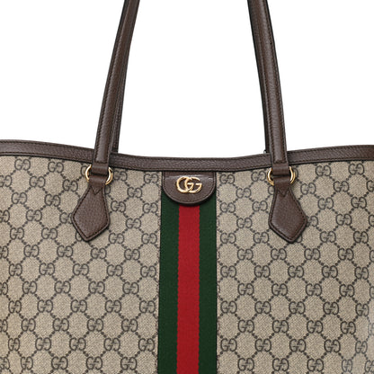 Gucci GG Supreme Monogram Medium Ophidia Shopping Tote Brown 8 of 10