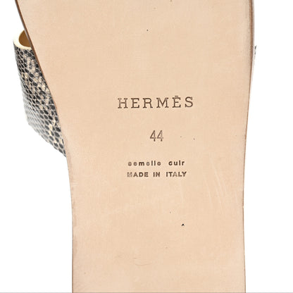 Hermes Lizard Mens Izmir Sandals 44 Ombre 7 of 9