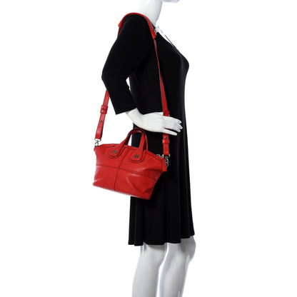 Givenchy Sugar Goatskin Micro Nightingale Red 2 of 9