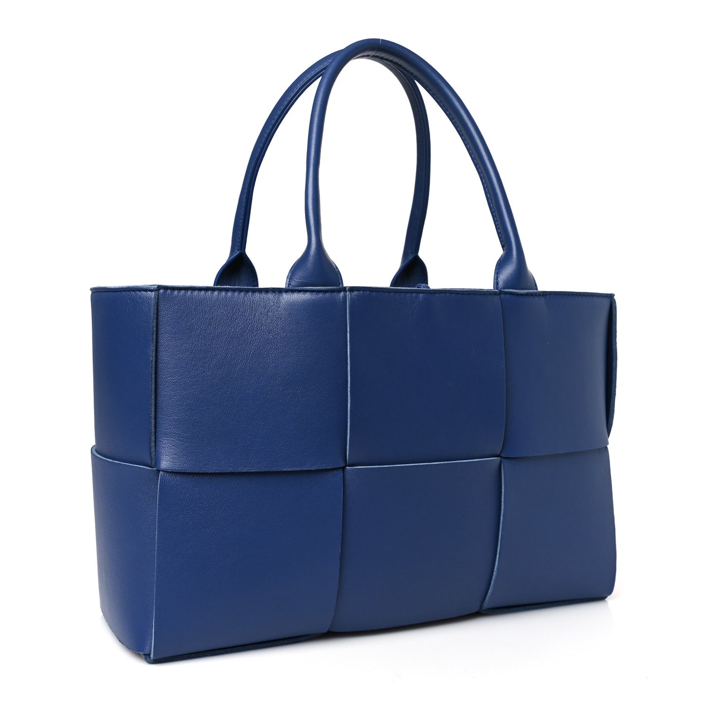 Smooth Calfskin Intrecciato Small Arco Tote Cruise