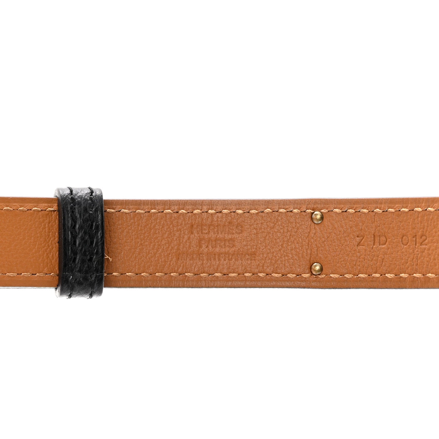Hermes Epsom Kelly Belt Black 3 of 5
