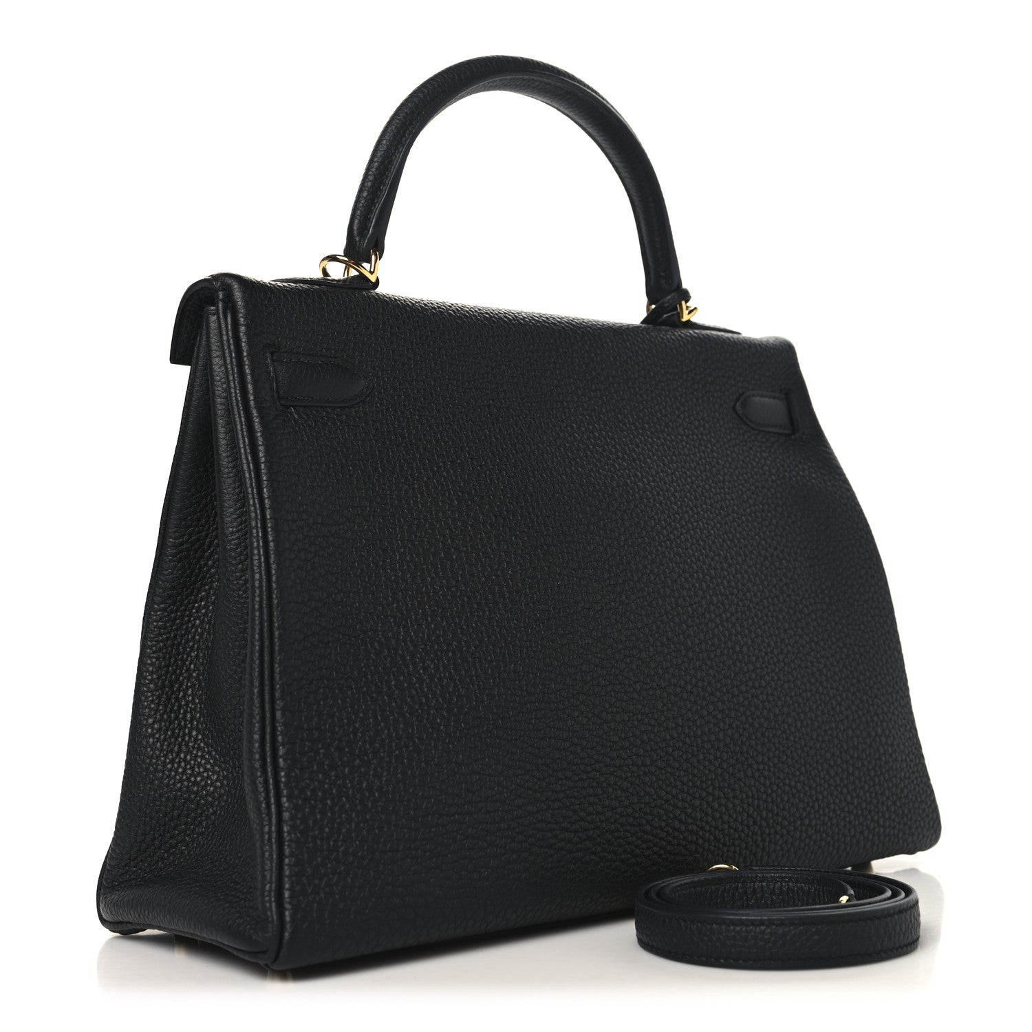Hermes Togo Kelly Retourne 32 Black 3 of 12