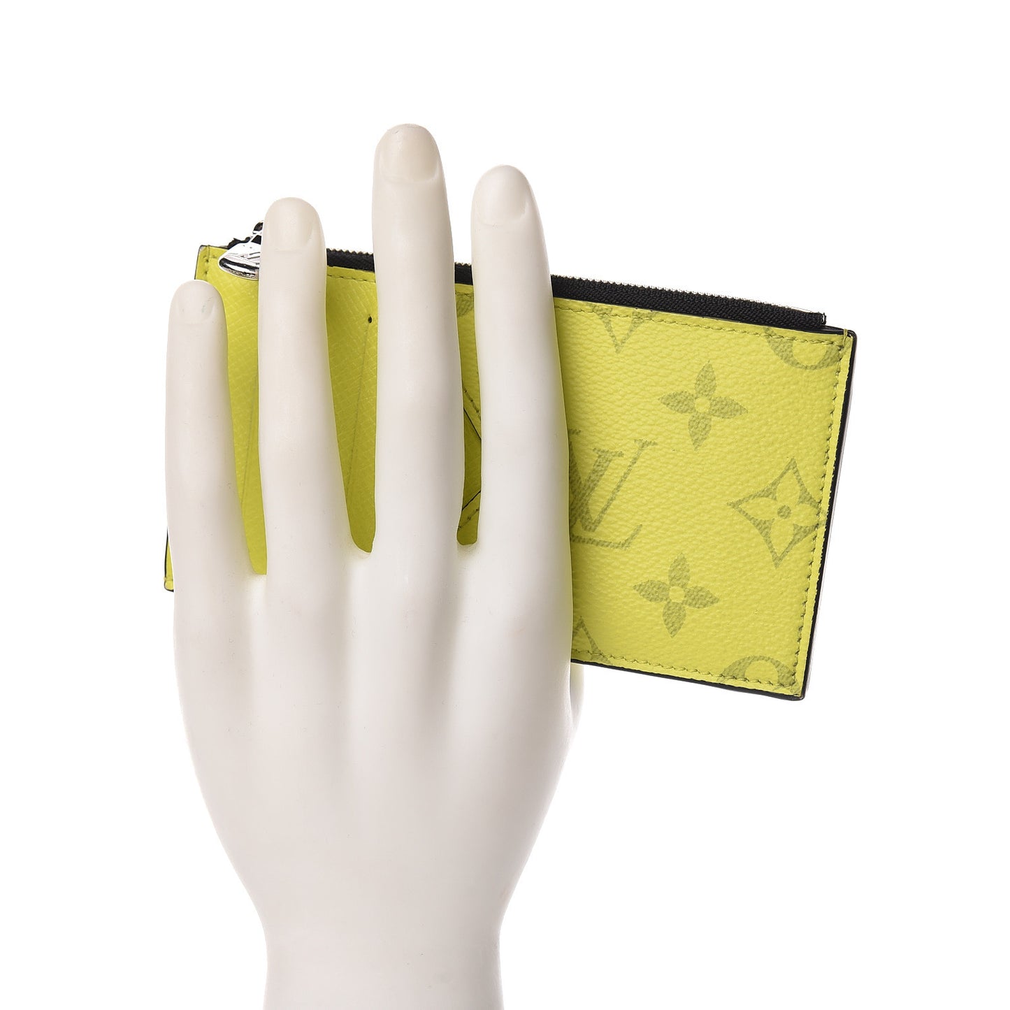 Monogram Taiga Coin Card Holder Yellow