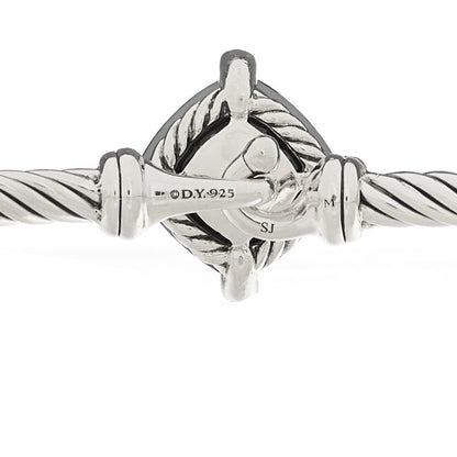 David Yurman Sterling Silver Hematite 3mm Chatelaine Bracelet 3 of 3