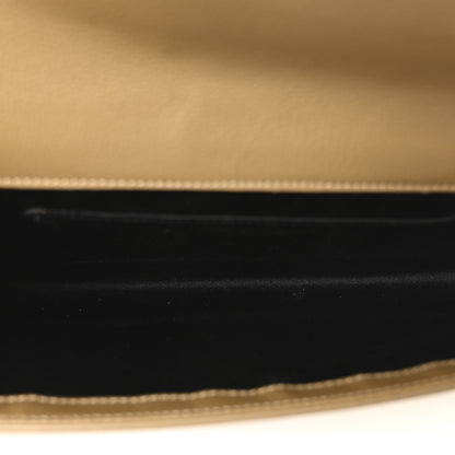 Saint Laurent Calfskin Monogram Large Belle De Jour Clutch Beige 5 of 10