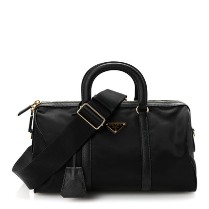 Prada Re-Nylon Saffiano Medium Re-Edition 1978 Top Handle Bag Black 1 of 9