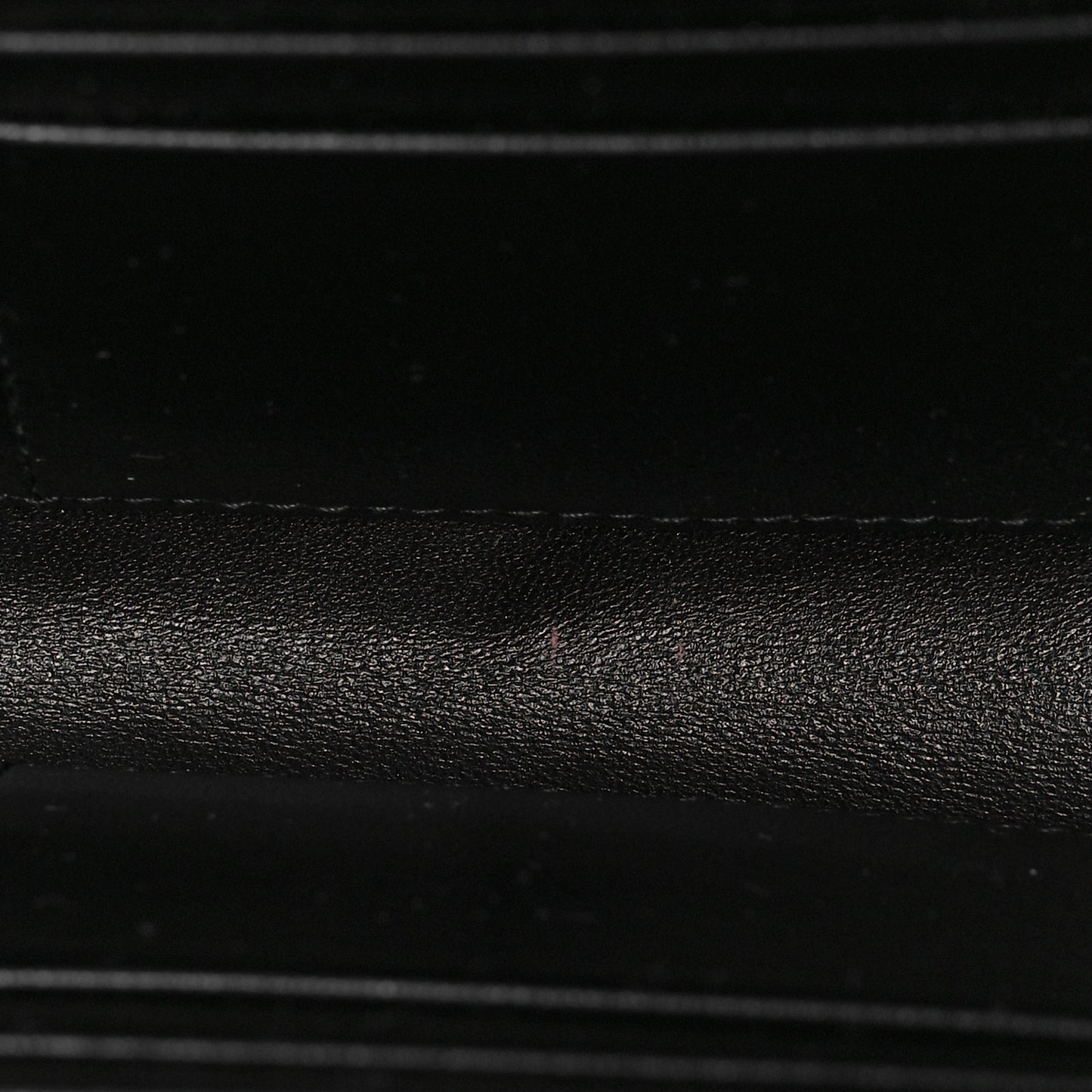 Grained Calfskin Cannage Lady Dior Rendezvous Chain Wallet Black