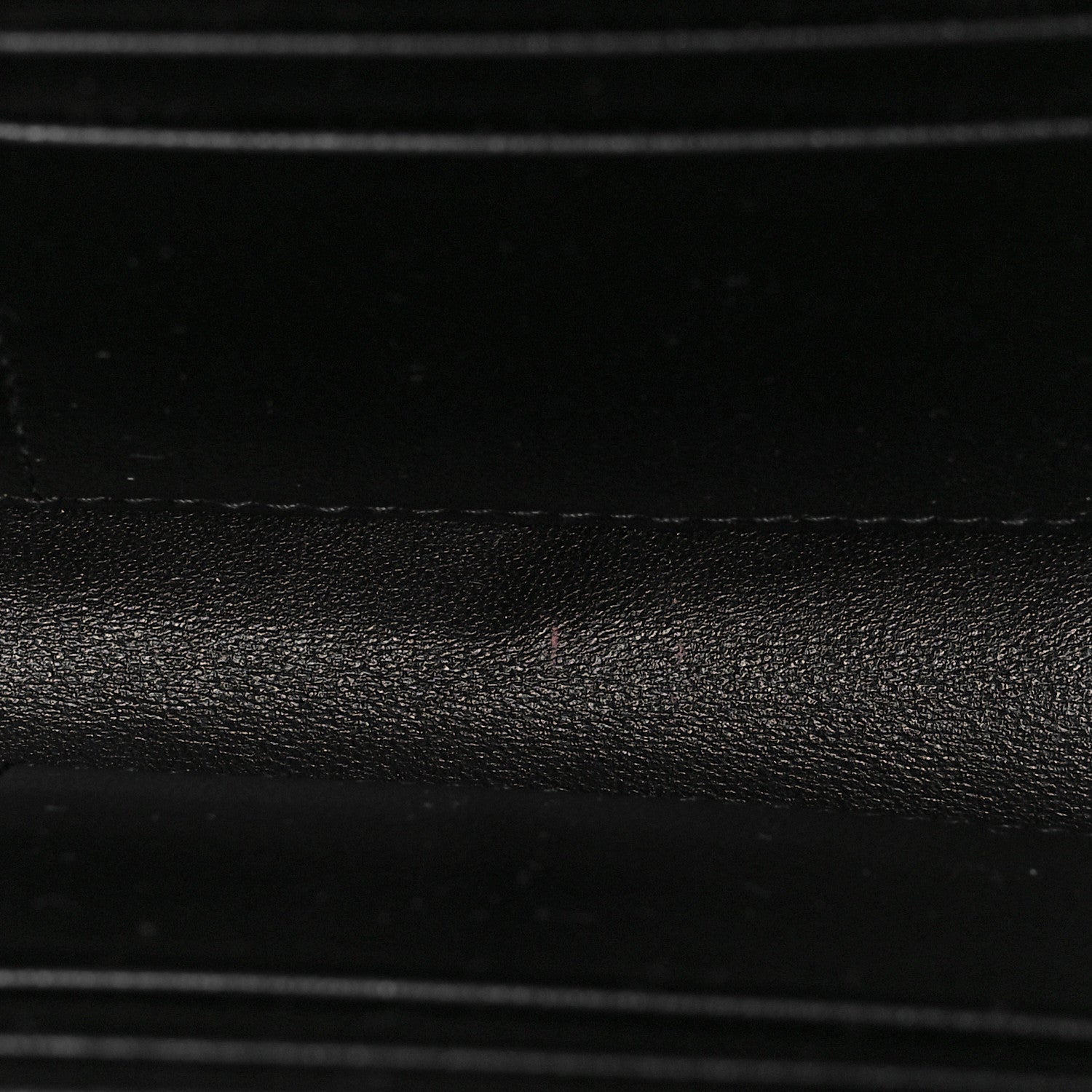 Christian Dior Grained Calfskin Cannage Lady Dior Rendezvous Chain Wallet Black 6 of 11
