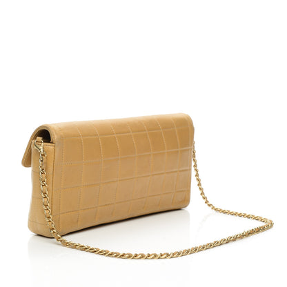 Chanel Lambskin East West Chocolate Bar Flap Beige 3 of 10