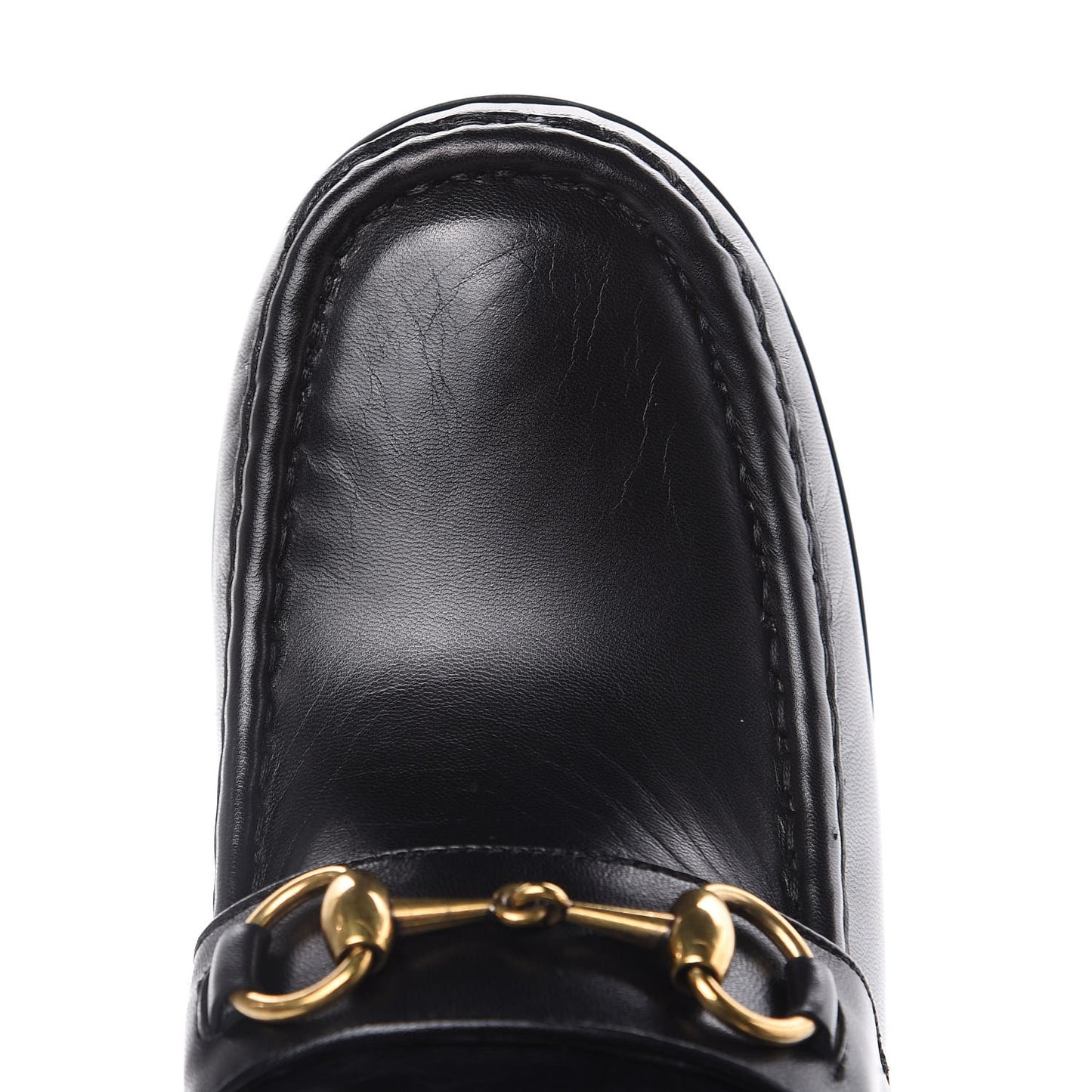 Malaga Kid Pearl Studded Vegas Platform Loafers 40 Black