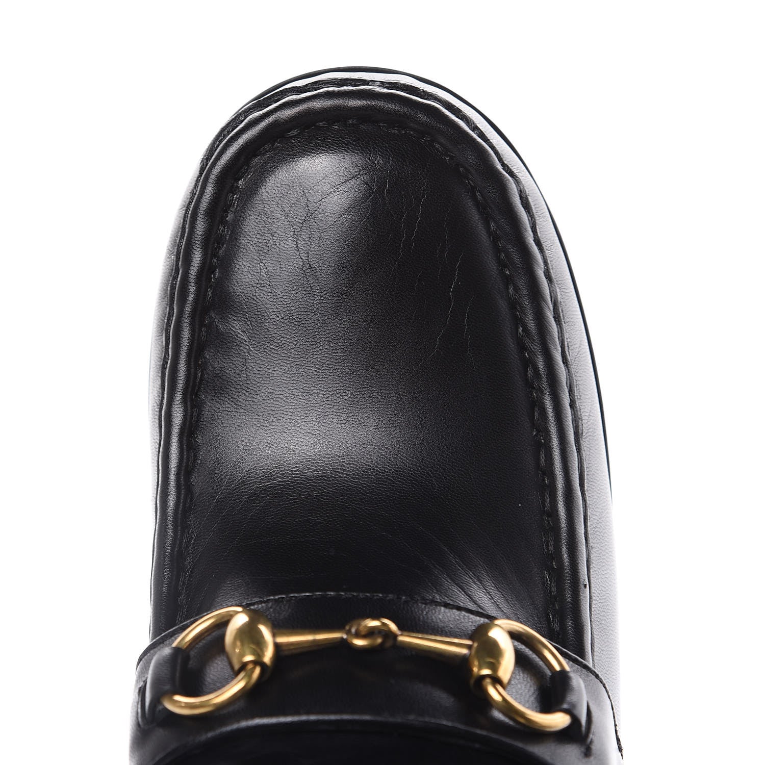 Gucci Malaga Kid Pearl Studded Vegas Platform Loafers 40 Black 6 of 10