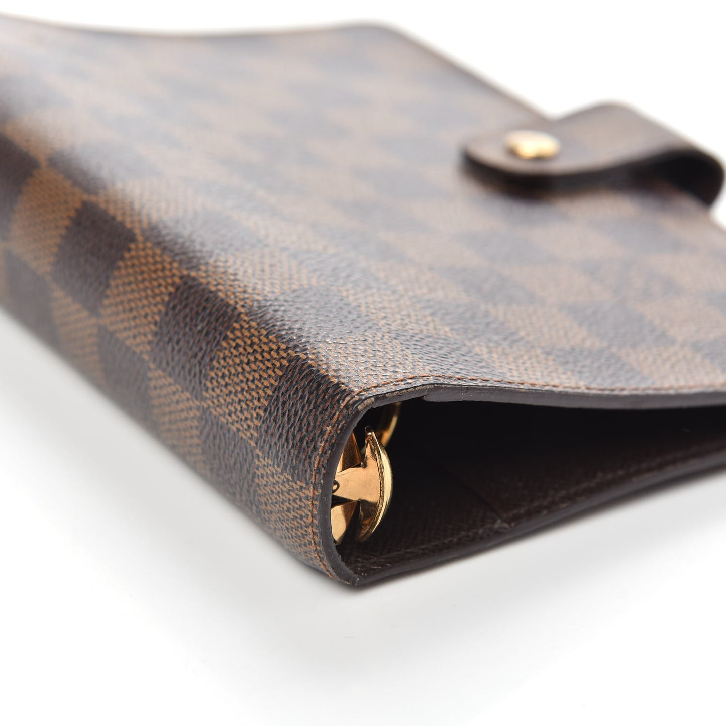 Damier Ebene Medium Ring Agenda Cover