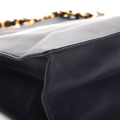 Chanel Lambskin CC Tote Navy 9 of 12