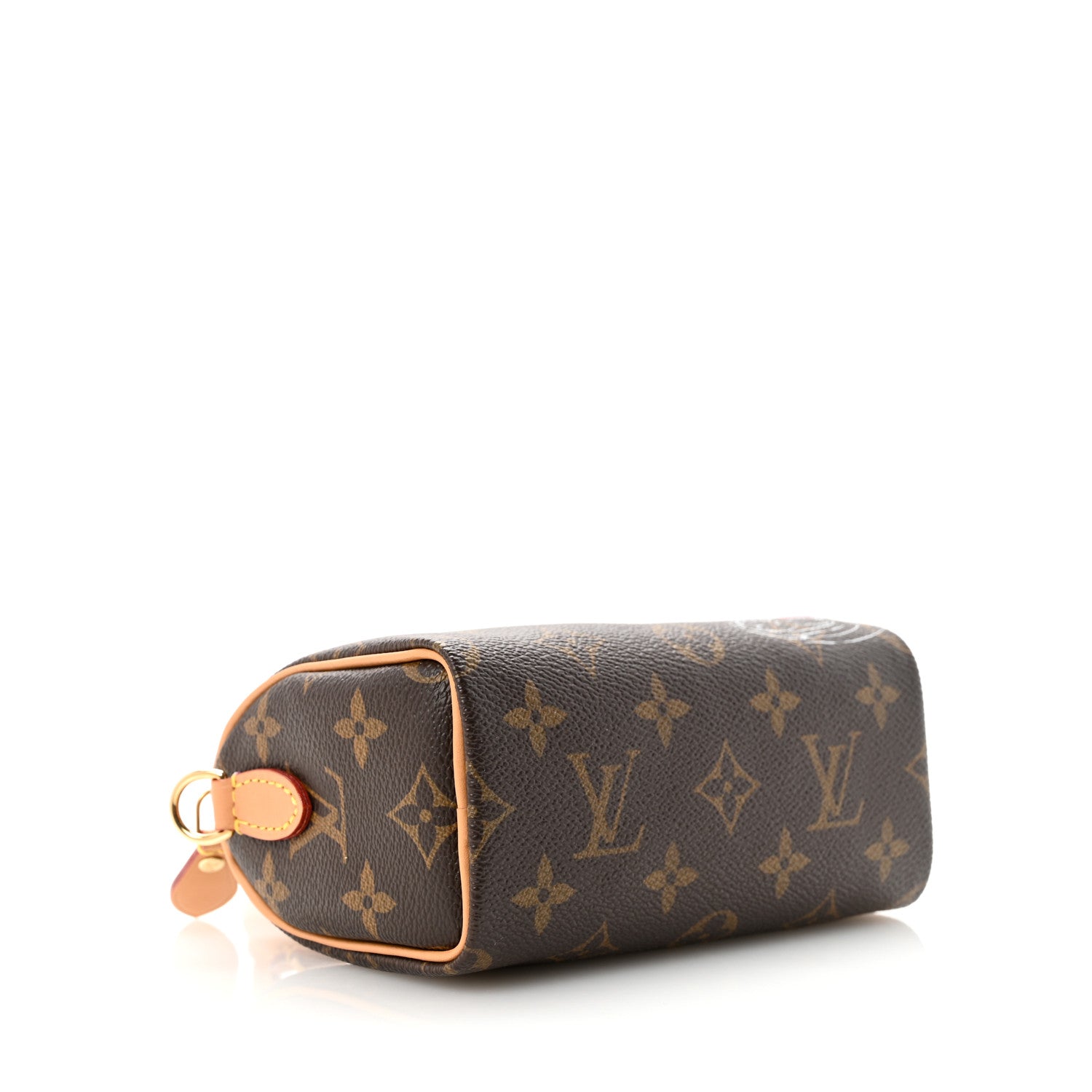 Louis Vuitton Monogram Vivienne Ice Skating Nano Speedy Bandouliere Pink 4 of 10