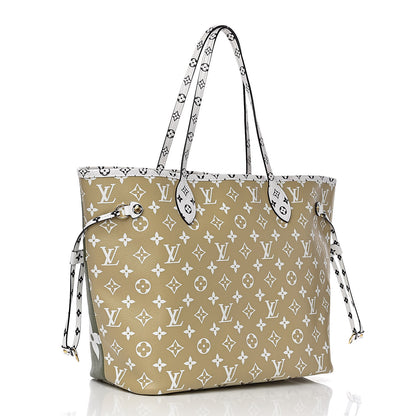 Louis Vuitton Monogram Giant Neverfull MM Kaki 4 of 12