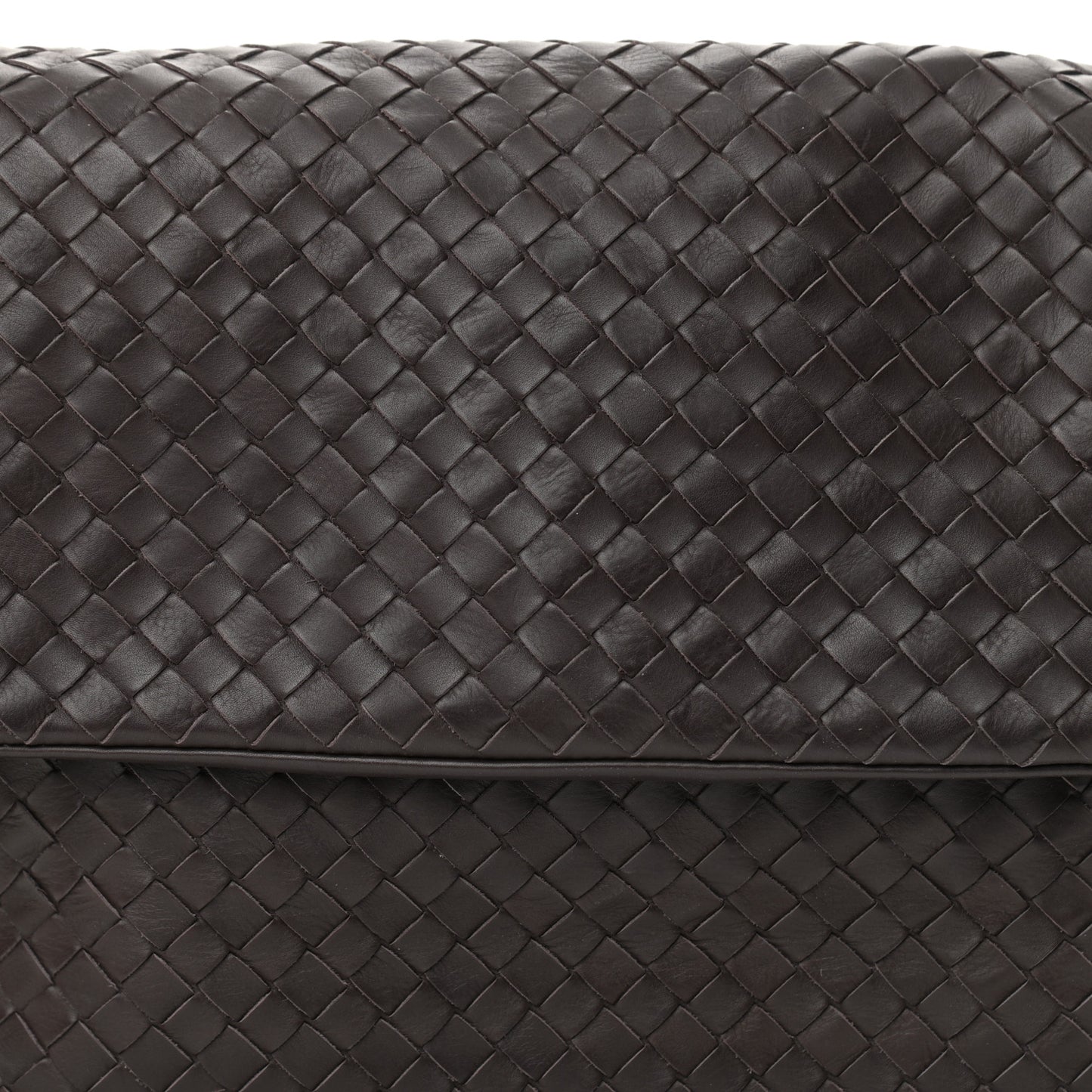 Nappa Intrecciato Flap Shoulder Bag Quetsche