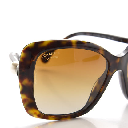 Chanel Pearl Polarized Sunglasses 5303-H Tortoise 8 of 9