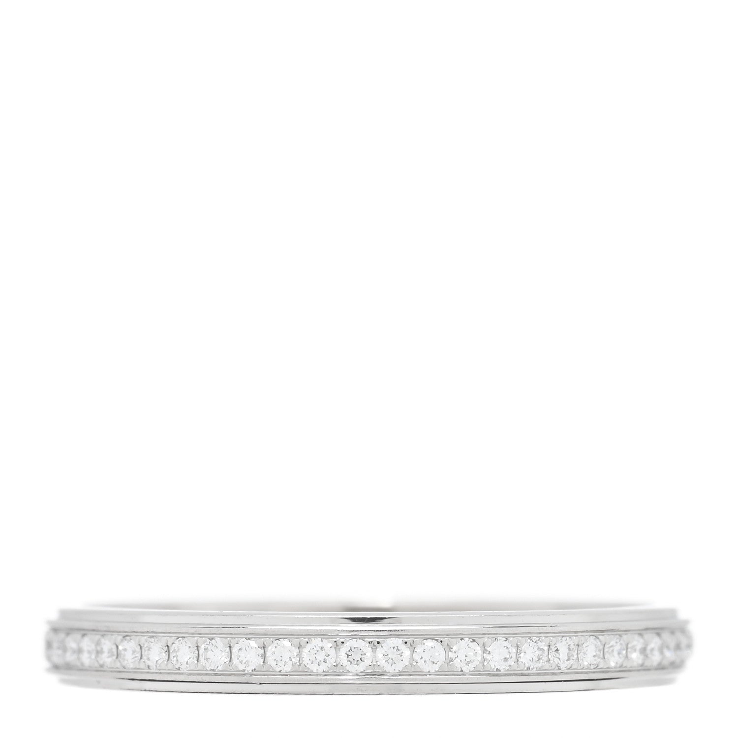 Cartier Platinum Diamond 2.3mm D'Amour Wedding Band Ring 50 5.25 3 of 4