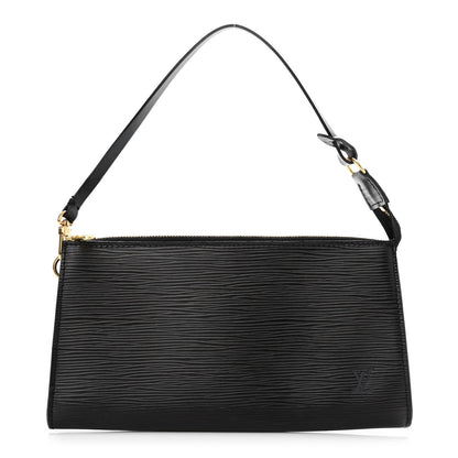 Louis Vuitton Epi Pochette Accessories 24 Black 1 of 11
