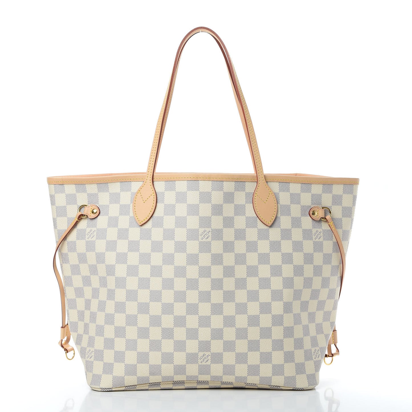 Damier Azur Neo Neverfull MM Rose Ballerine