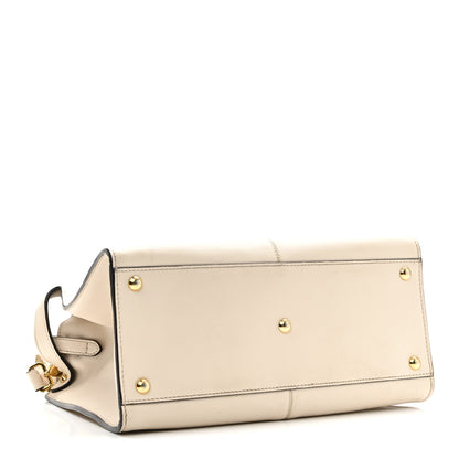 Fendi Vitello Seta Century Medium Peekaboo X-Lite Camelia Barolo 4 of 9