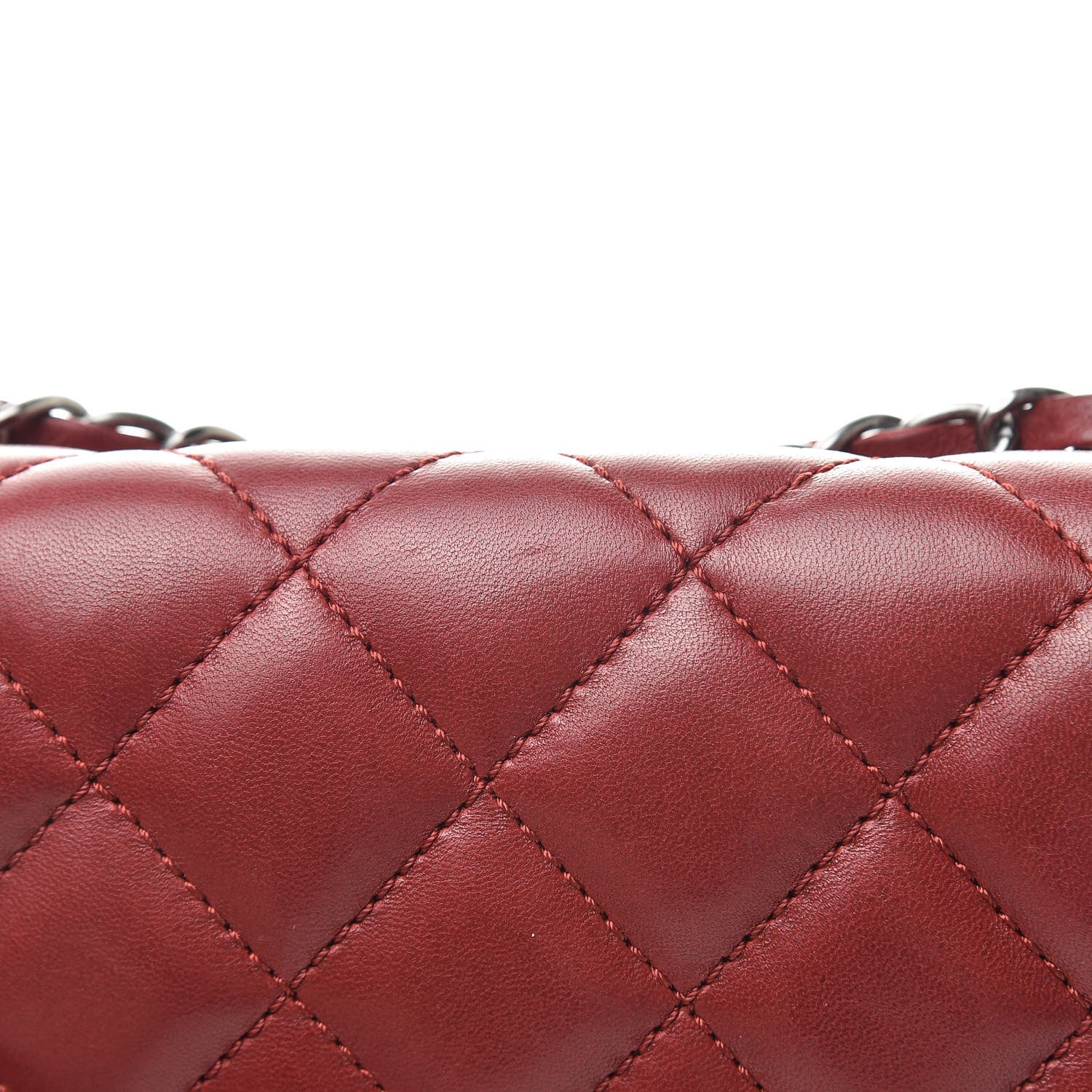 Chanel Lambskin Quilted Citizen Zip Flap Red 13 of 15