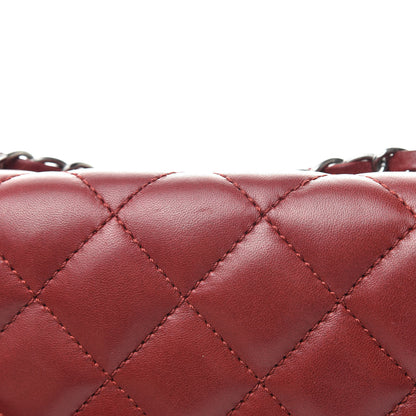 Chanel Lambskin Quilted Citizen Zip Flap Red 13 of 15
