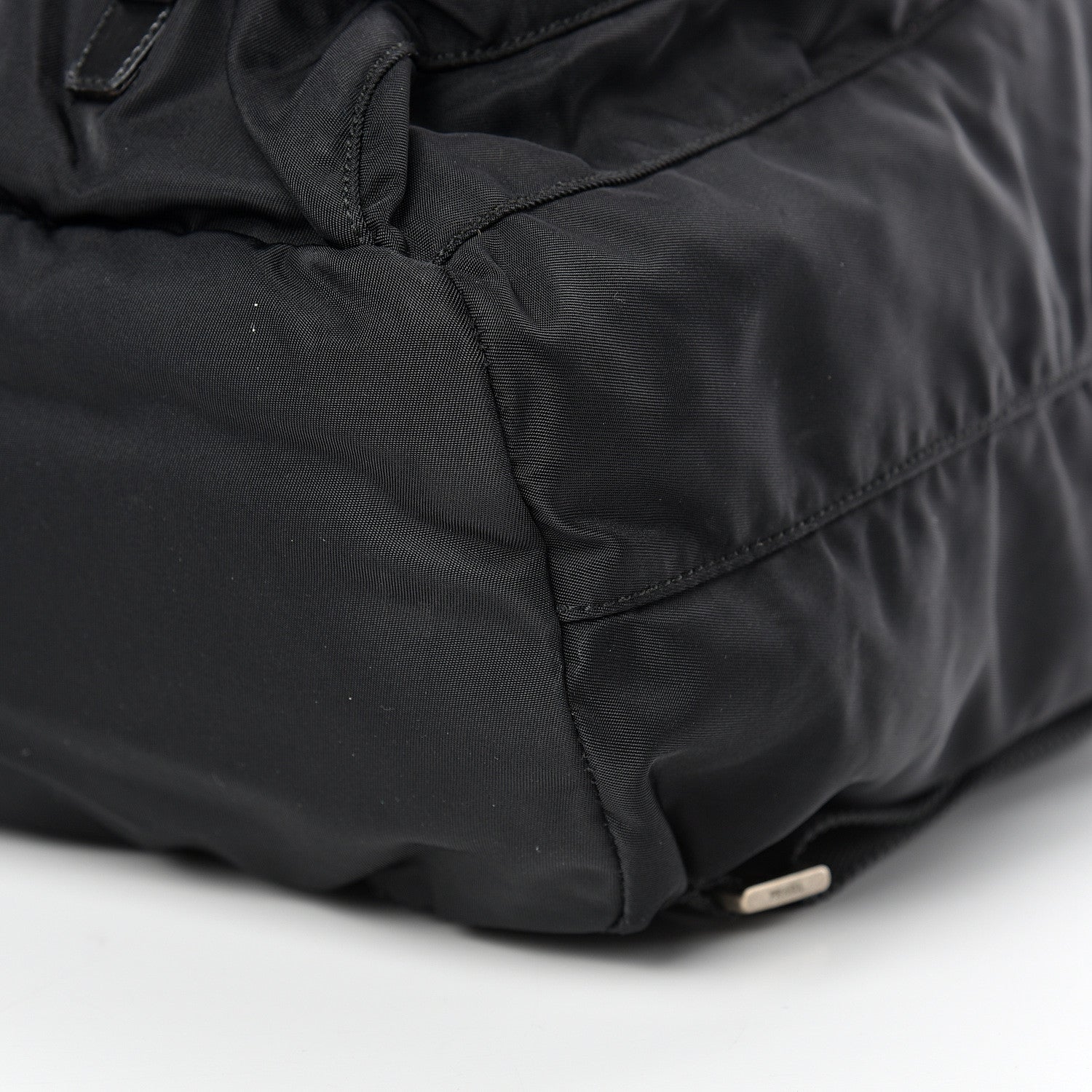 Prada Nylon Vela Medium Backpack Black 9 of 11