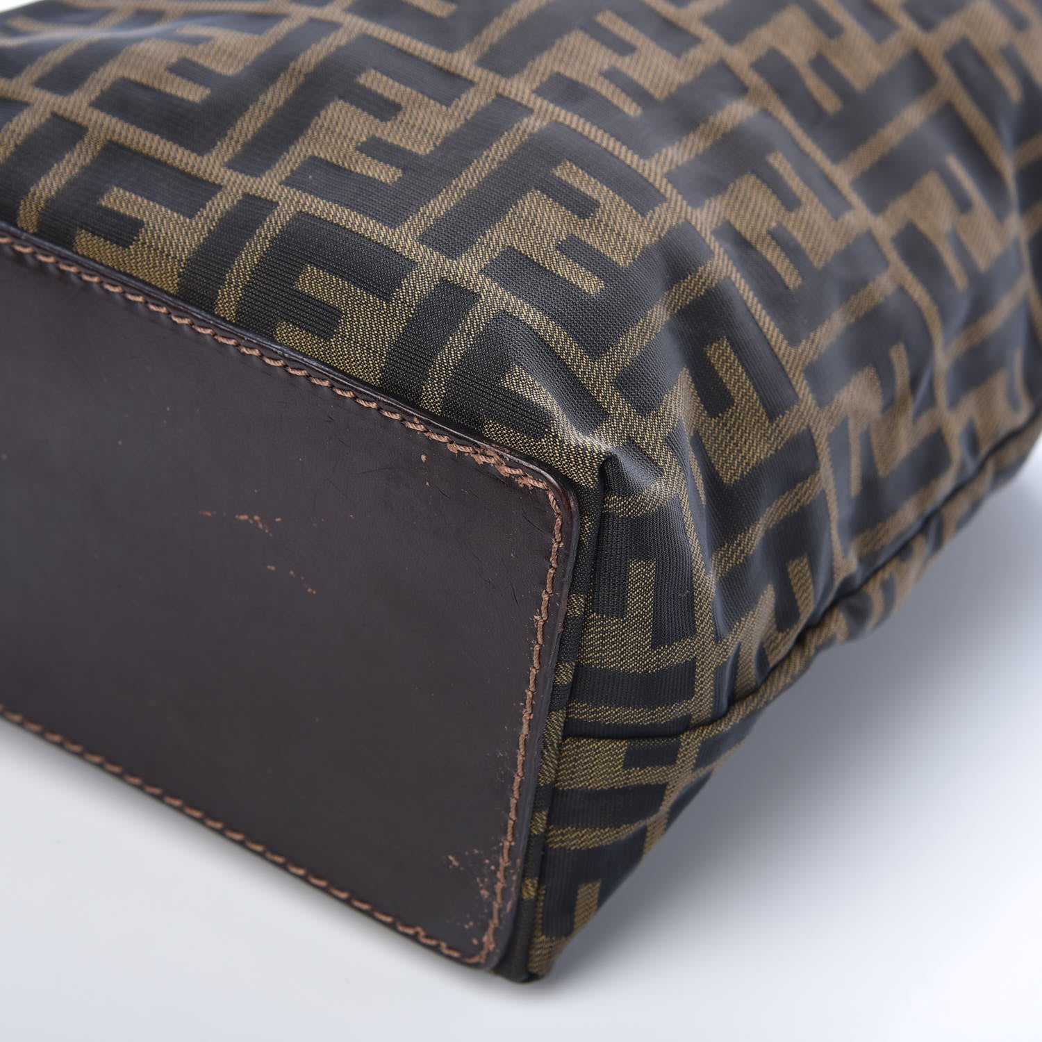 Fendi Zucca Mini Tote Tobacco 9 of 14