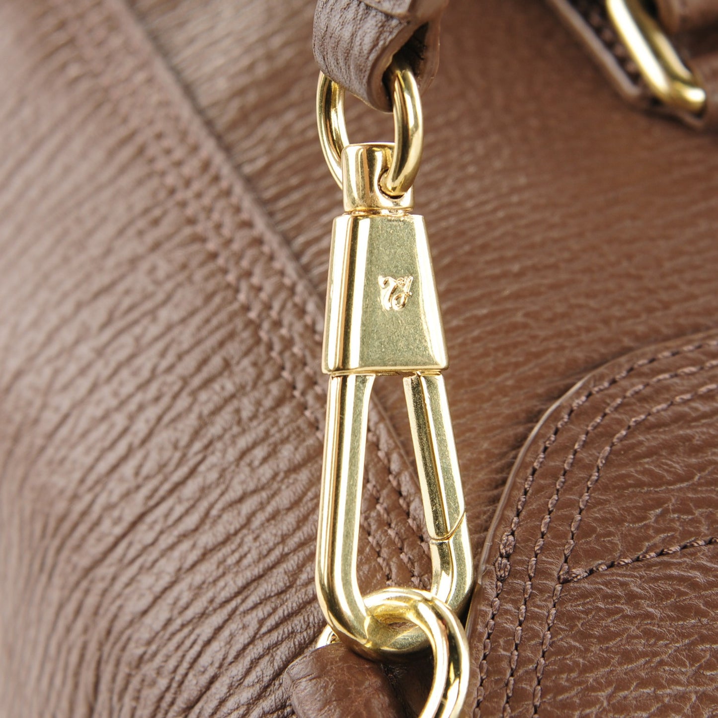 3.1 Leather Medium Pashli Satchel Taupe