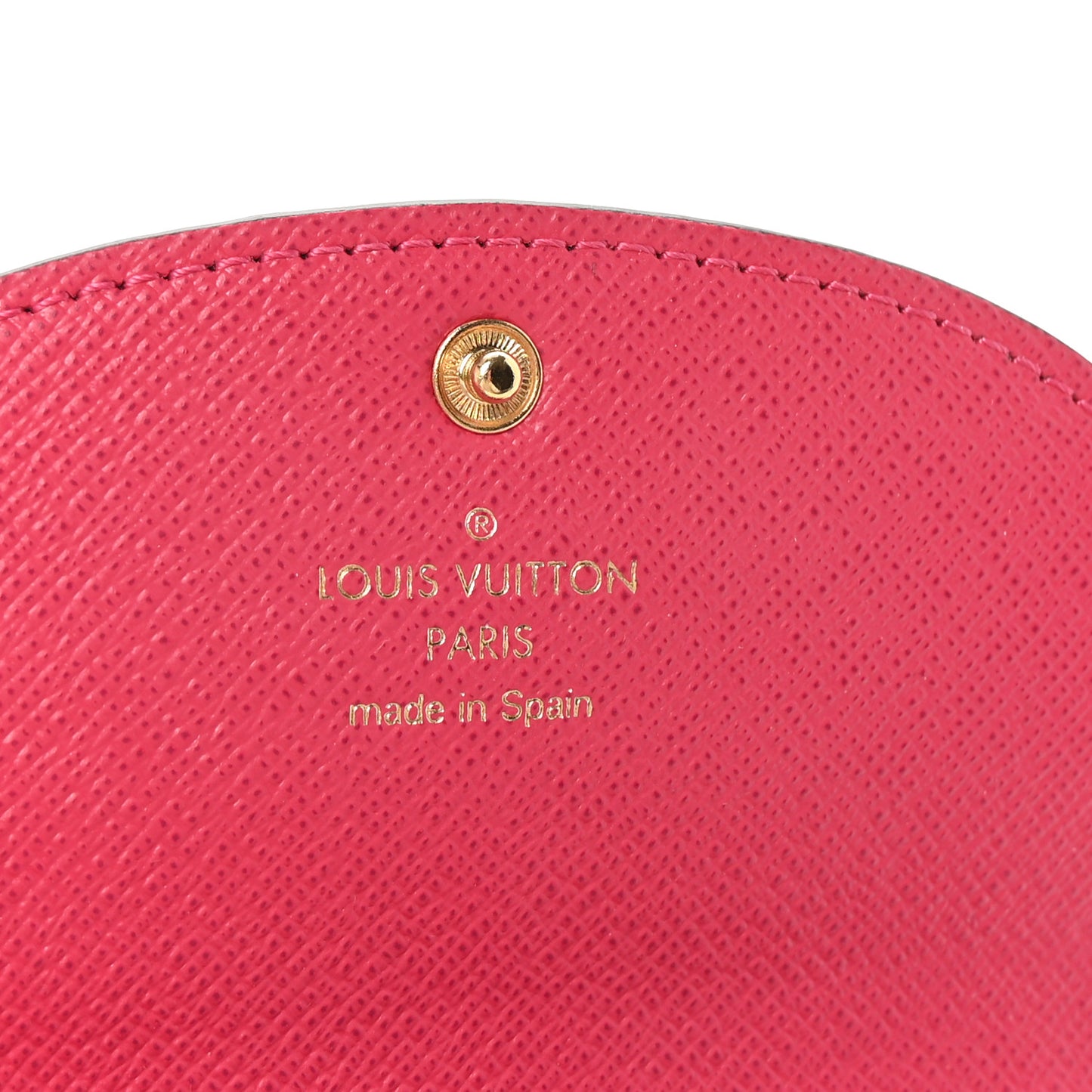 Monogram Rosalie Coin Purse Fuchsia