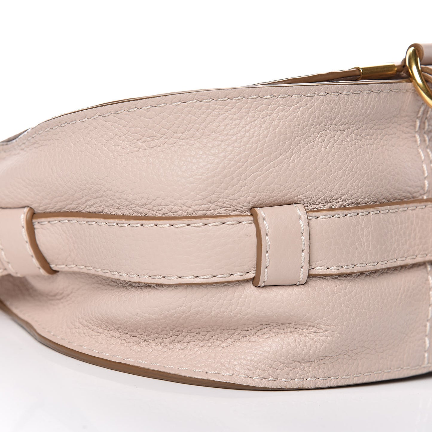 Calfskin Mini Marcie Round Crossbody Bag Abstract White