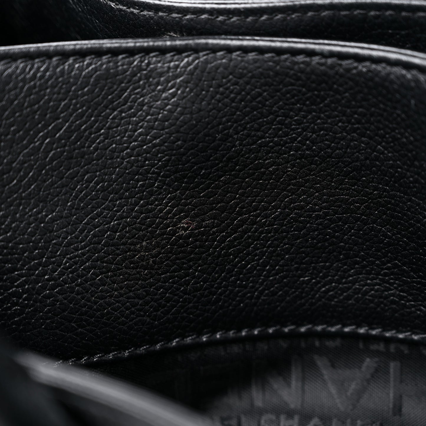 Calfskin Mademoiselle Lock Cerf Shopper Tote Black