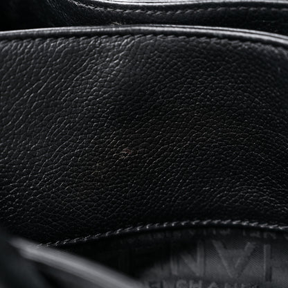 Chanel Calfskin Mademoiselle Lock Cerf Shopper Tote Black 13 of 15