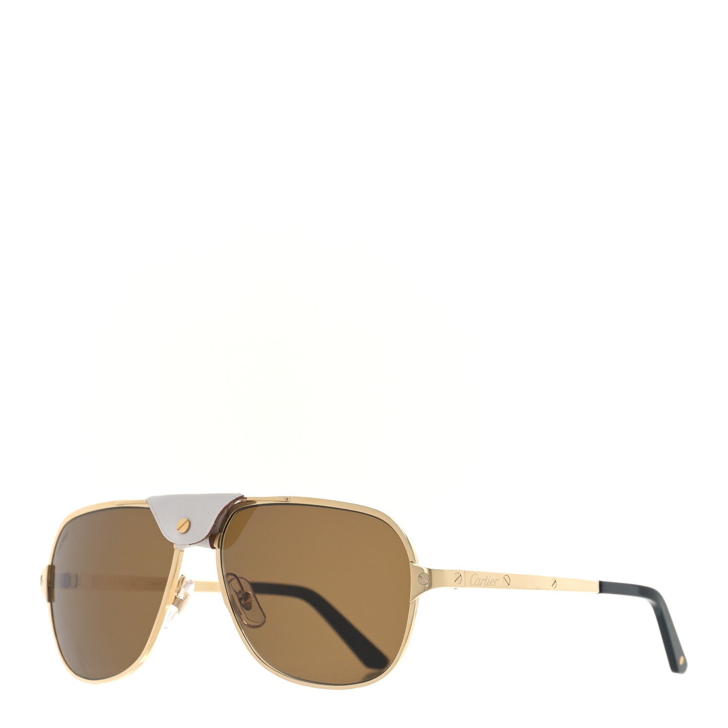 Santos de Cartier 135 Sunglasses Gold