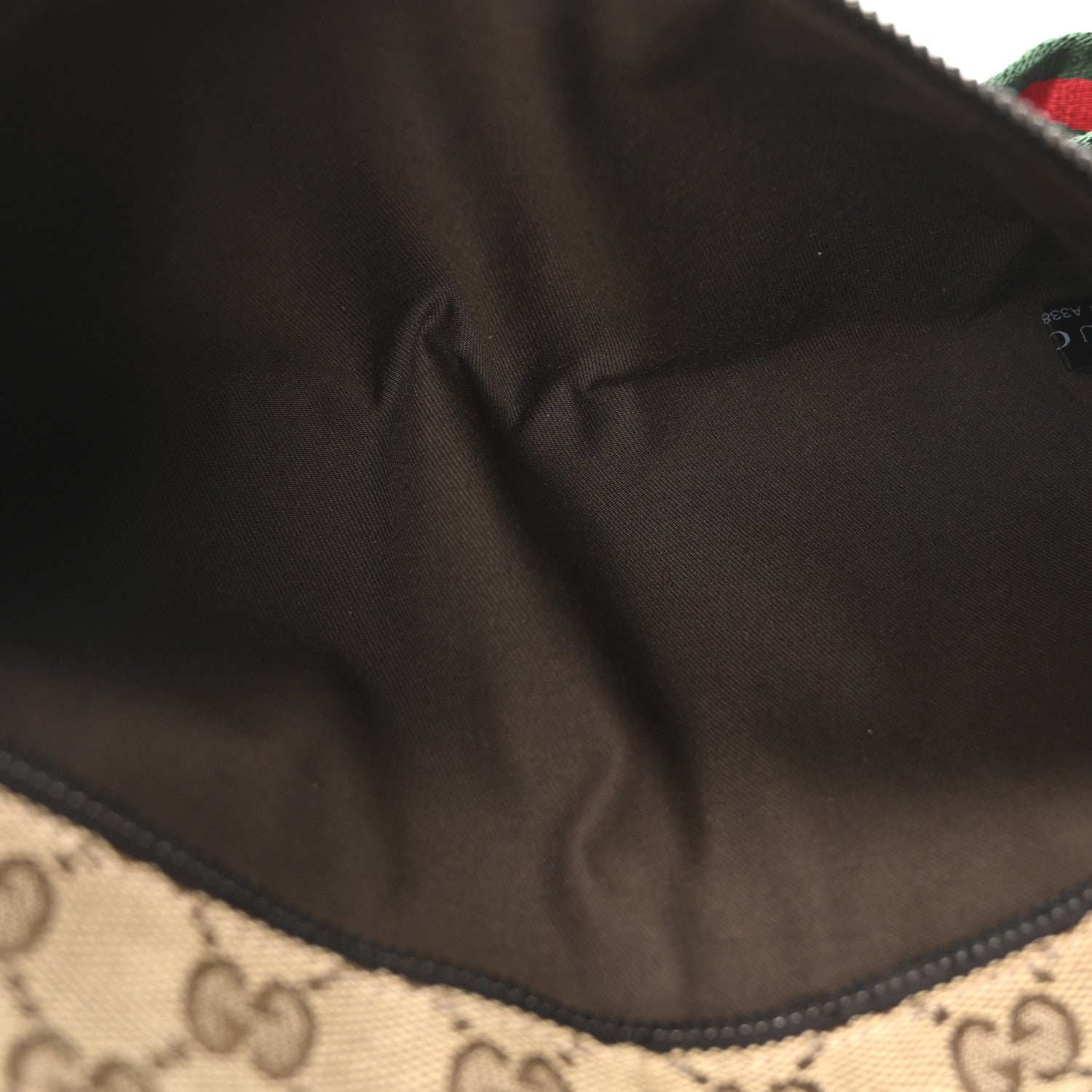 Gucci Monogram Web Belt Bag Dark Brown 5 of 10
