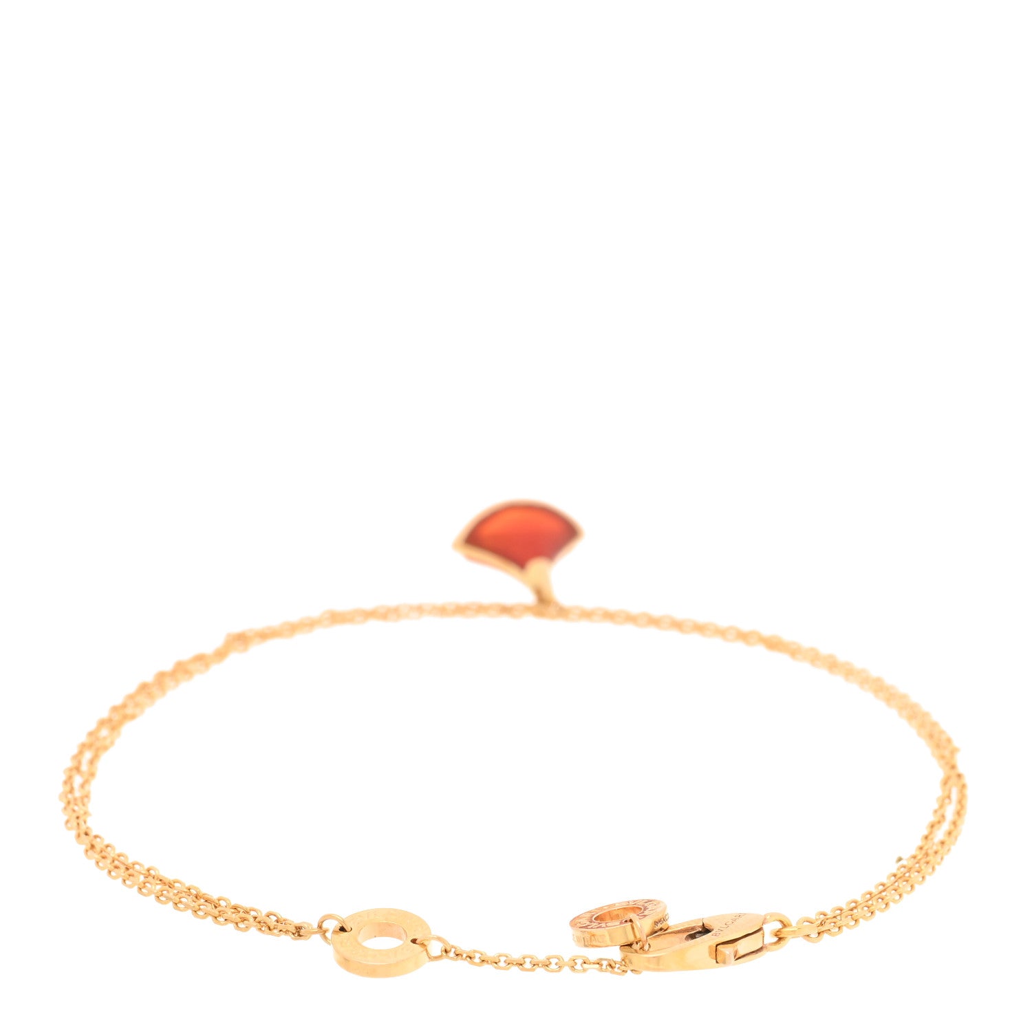 Bulgari 18K Rose Gold Carnelian Divas' Dream Bracelet SM 2 of 4