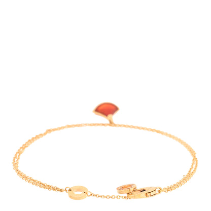 Bulgari 18K Rose Gold Carnelian Divas' Dream Bracelet SM 2 of 4