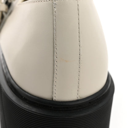 Hermes Calfskin Hoxton Oxford 35.5 Beige Glaise 10 of 11