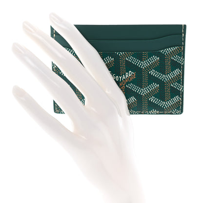 Goyard Goyardine Saint Sulpice Card Holder Green 2 of 7