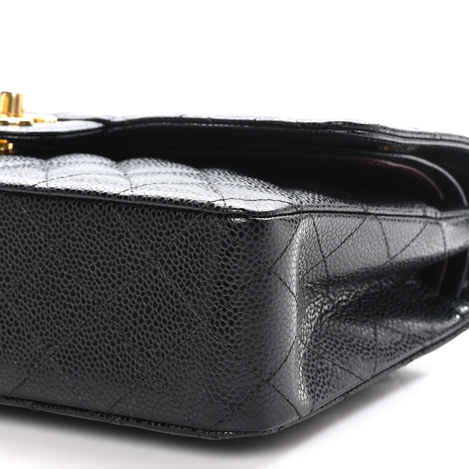 Chanel Caviar Quilted Medium Double Flap Black 10 of 10