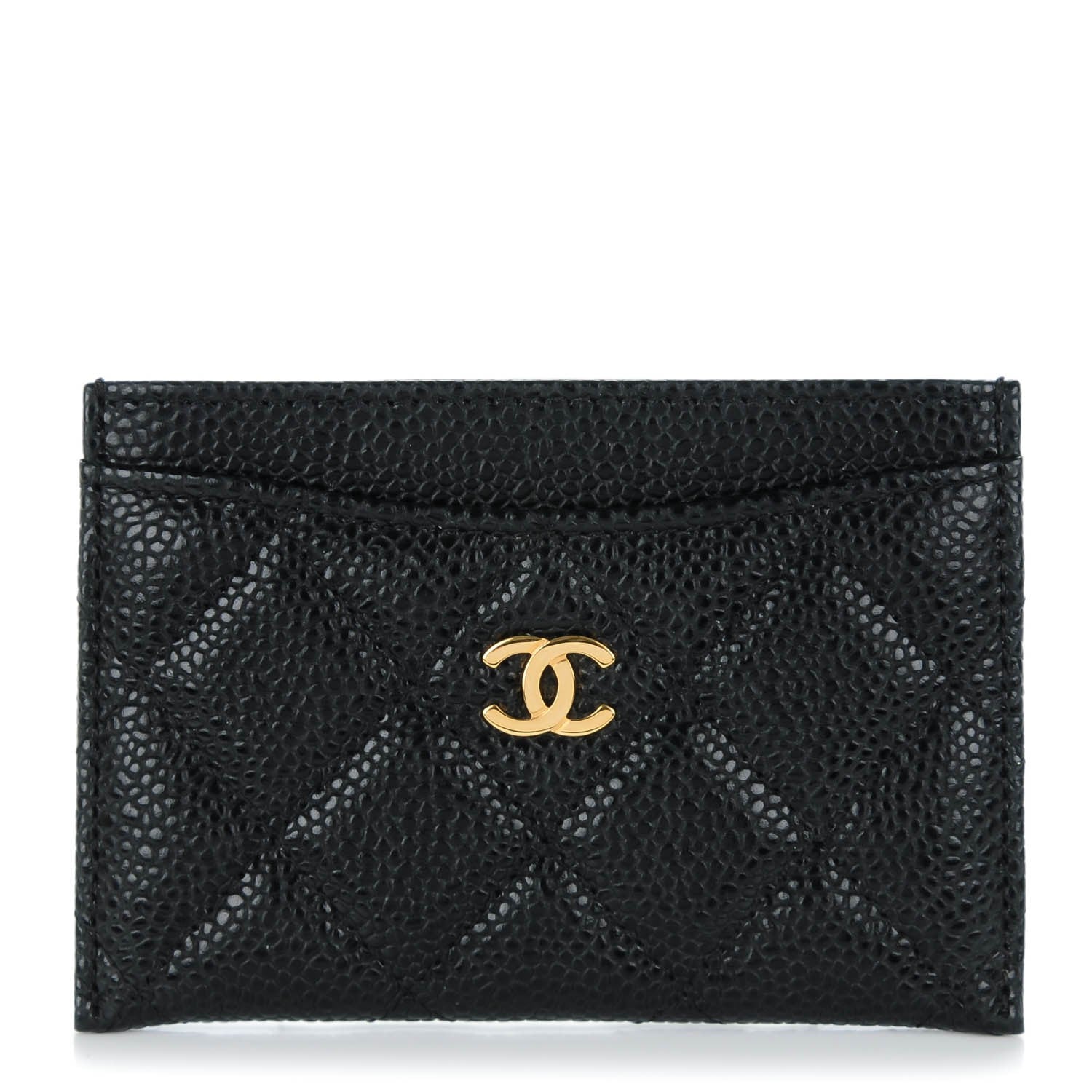 Chanel Caviar Quilted Card Holder Black 1 of 8