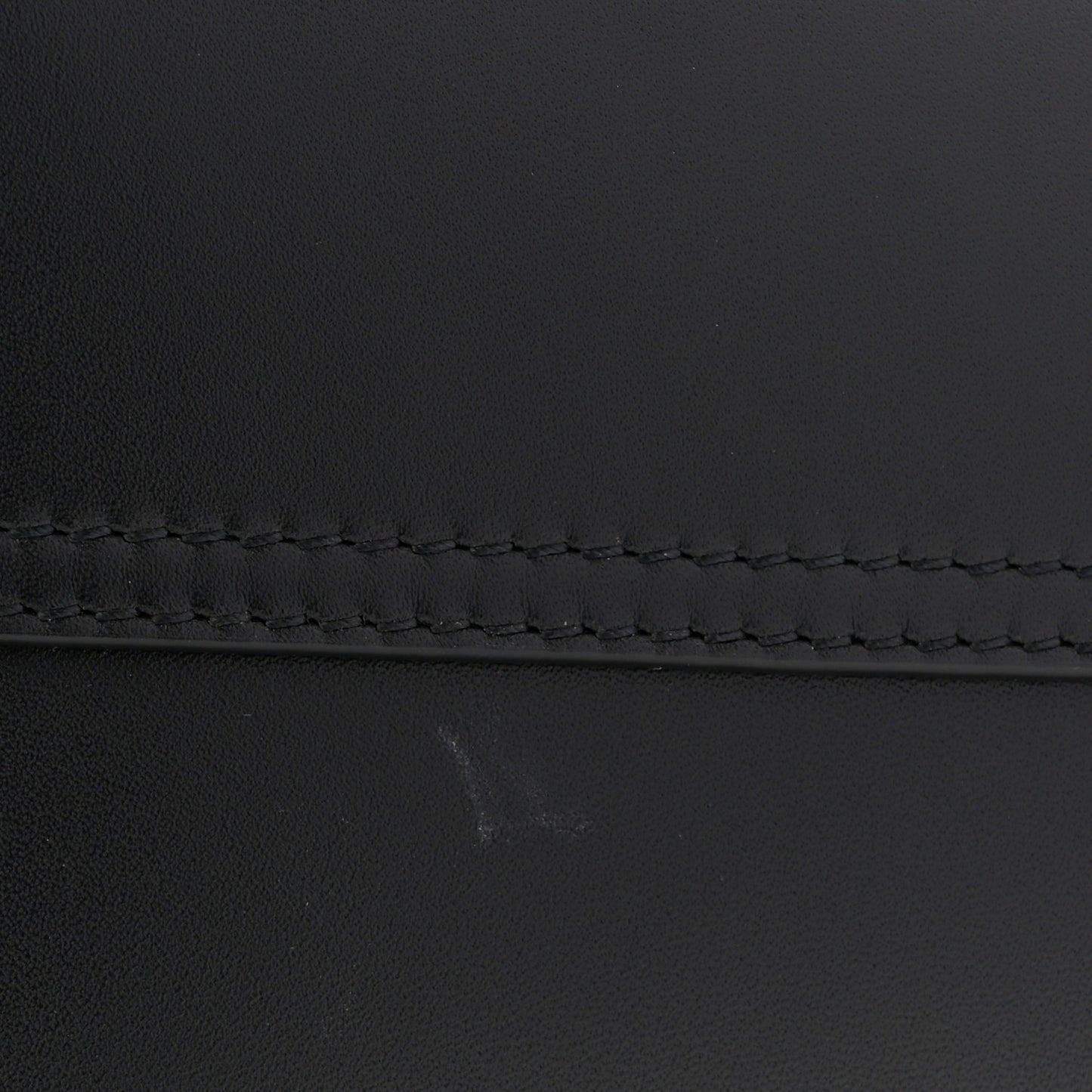 Smooth Calfskin Maxi Trapezoid Shopping Tote Black