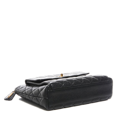 Chanel Caviar Quilted Shoulder Bag Black 4 of 9