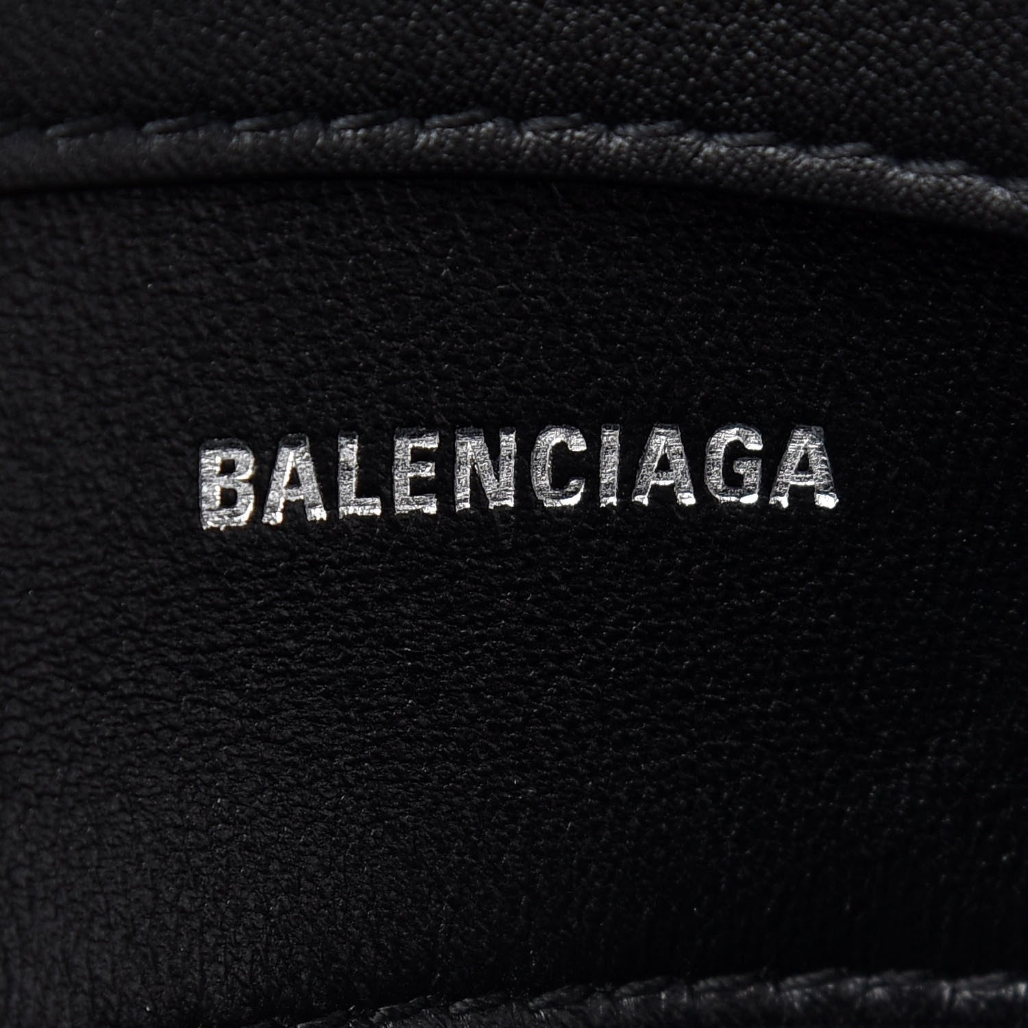 Balenciaga Semi Shiny Smooth Calfskin Monochrome XS Downtown Shoulder Bag Black 6 of 11