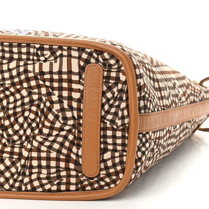MCM Visetos Medium Liz Reversible Shopper Tote Cognac 13 of 13