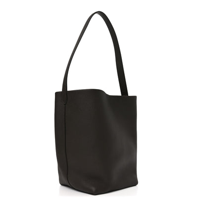 The Row Grained Calfskin Medium N/S Park Tote Brown 2 of 9